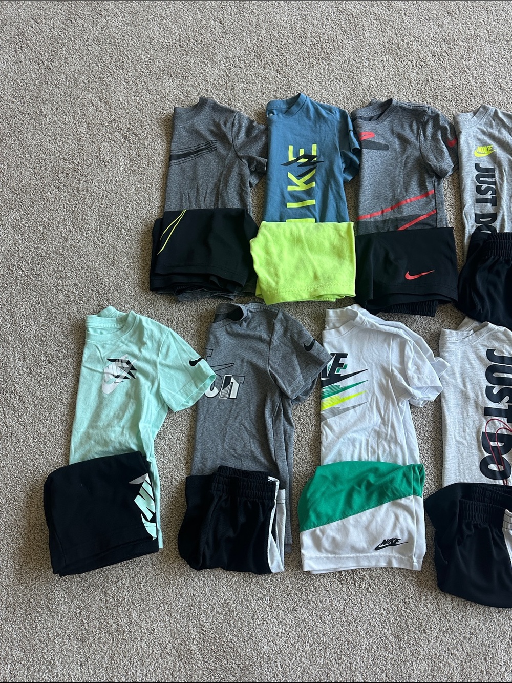 Nike Boys' Short Sleeve Tshirt & Shorts huge bundle size 6 - Picture 3 of 11
